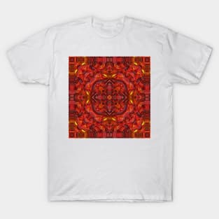 Moroccan Leather Dome Mandala T-Shirt